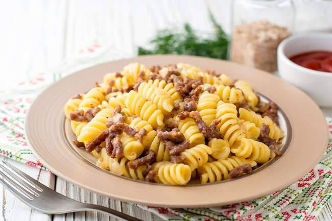 8. Макароны по-флотски