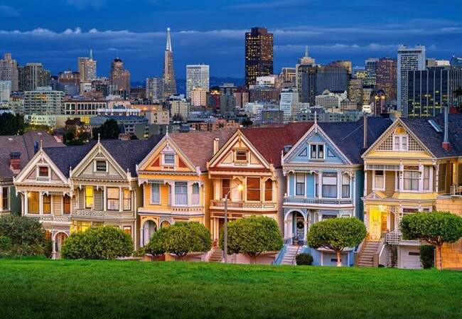 3. Викторианские дома Painted Ladies в Сан-Франциско (США)