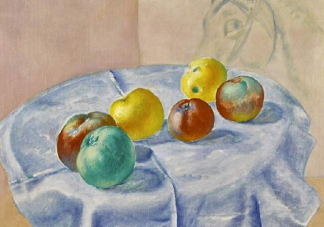 Кузьма Петров-Водкин «Натюрморт с яблоками» (1912)