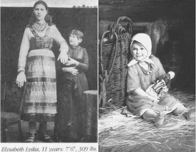 Заграничные гастроли женщины-великана