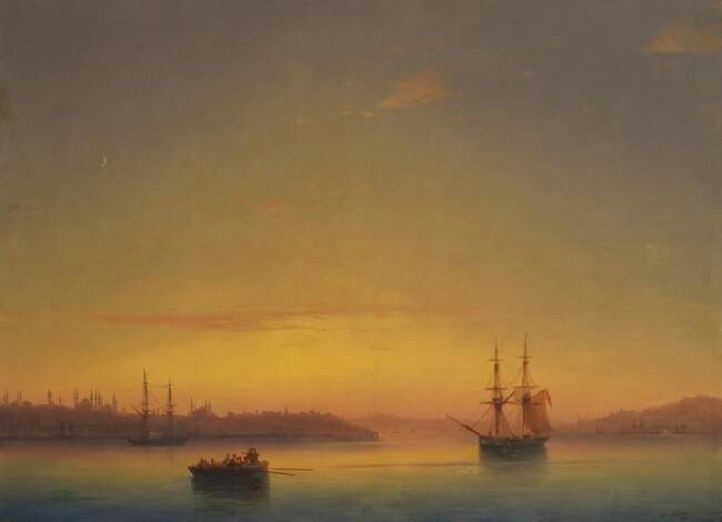 6-е место «Константинополь на рассвете » (1851)