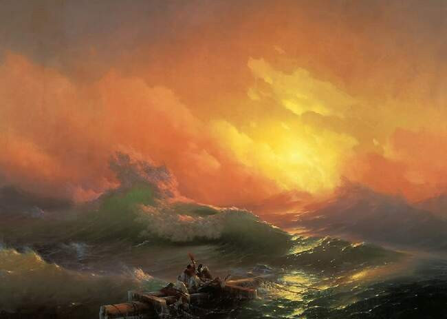 7-е место «Девятый вал» (1850)