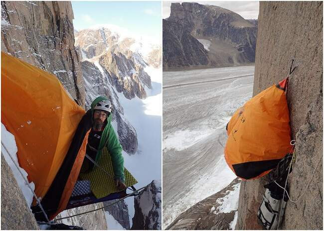 Прототип развертываемых палаток Portaledge