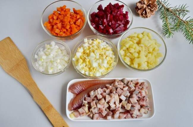 Советский рецепт «шубы» из доступных продуктов
