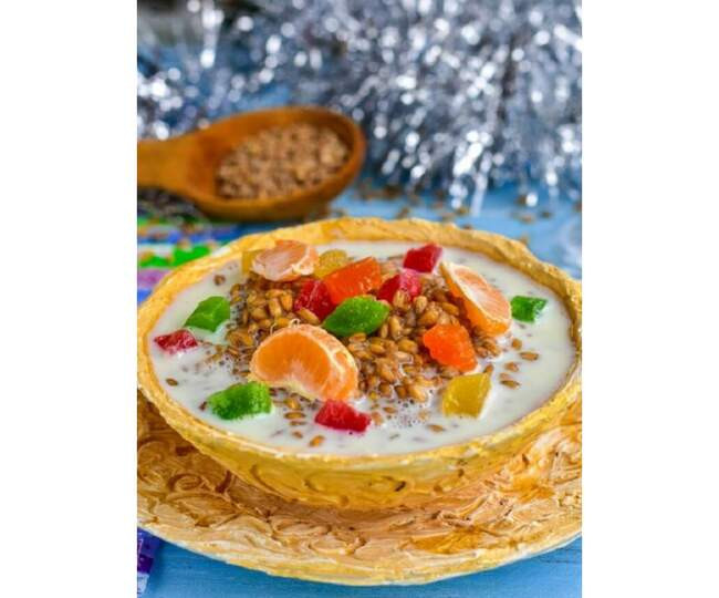 Рецепт 4: Кутья из пшеницы с молоком