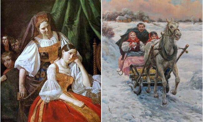Свадебный плач: как молодых на санях придавливали и в снег закапывали