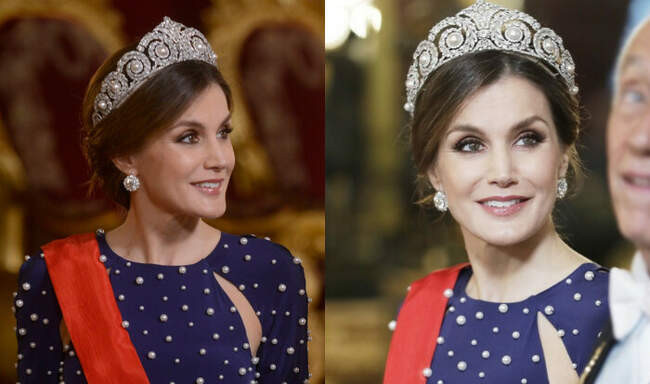 Тиара с жемчугом от Cartier