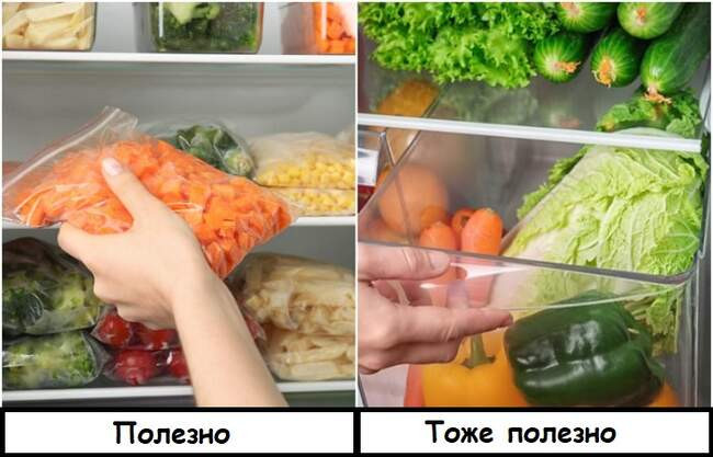 5. Замороженные овощи vs свежие