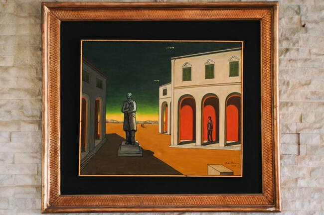 Piazza D'Italia With The Statue Of Cavour («Пьяцца д'Италия с памятником Кавуру», 1949 год)
