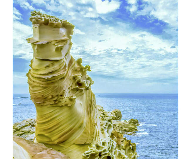 Мороженое и бамбук / Nanya Rock Formation, Тайвань
