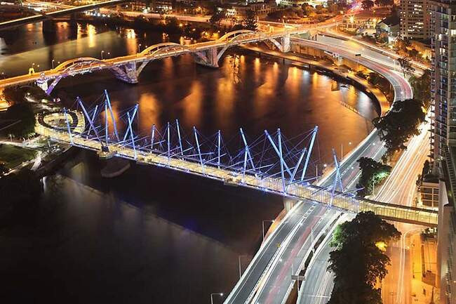 5. Kurilpa Bridge (Брисбен, Австралия)