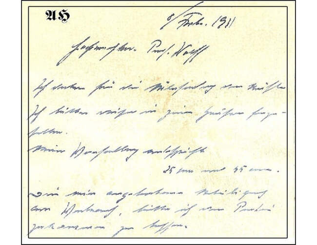 1. У него был типично женский почерк