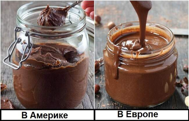 Факт 4: Не существует единого рецепта Nutella