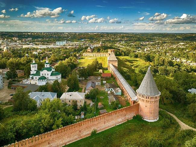 4. Смоленская крепостная стена (Смоленская область)