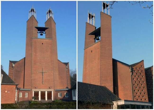 3. Реформистская церковь De Kruiskerk te Amstelveen в Амстердаме (Нидерланды)