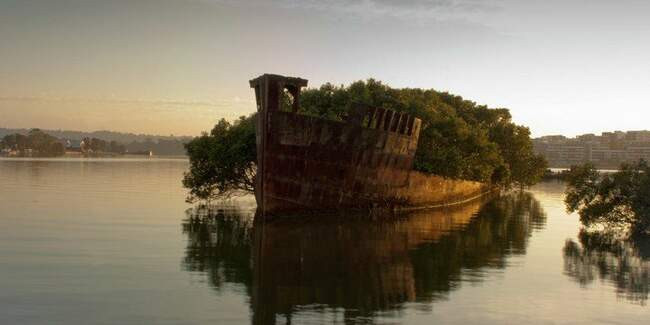 3. SS Ayrfield, залив Хомбуш, Австралия