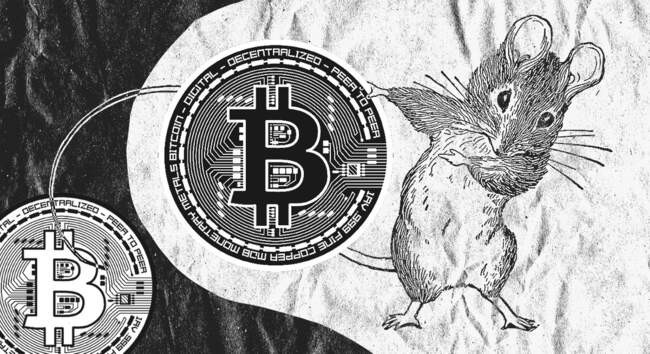 Мышь биткоин-кошелек