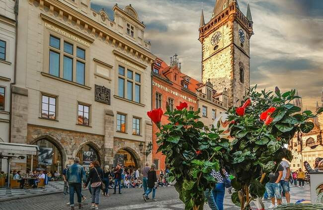 8. Пражская башня с астрономическими часами