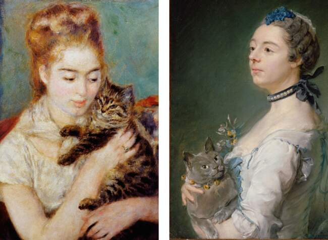 Женщины и кошки в истории искусства