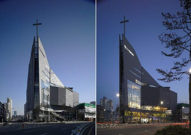 3. Храм The Sarang Community Church в Сувоне от компании Seoinn Design Group