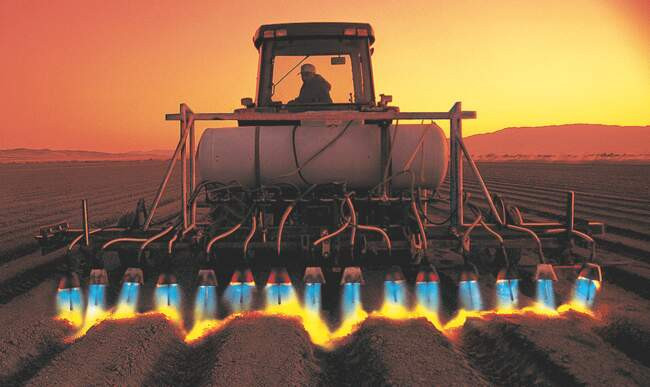 Огнеметные машины для уничтожения сорняков и вредителей Row Crop Flamers