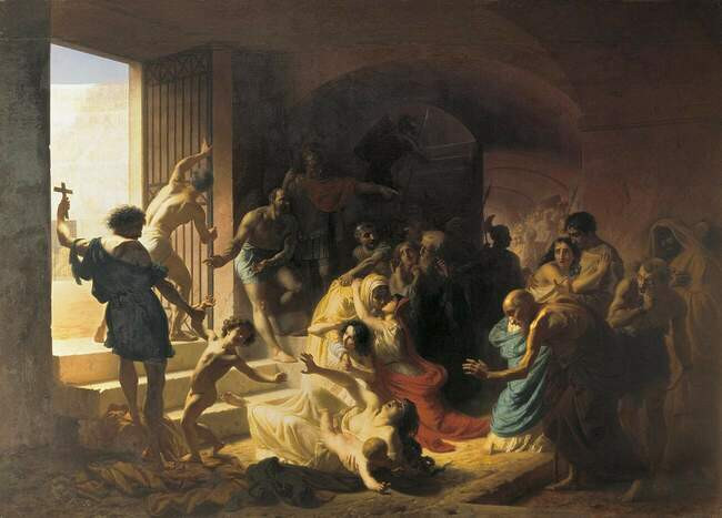 Константин Флавицкий. Христианские мученики в Колизее, 1862 г.