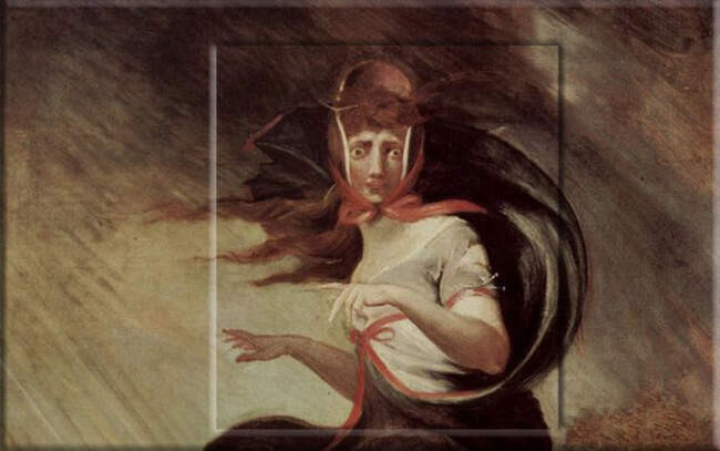 1. «Безумная Кейт», Генрих Фюссли (1806 год, масло)