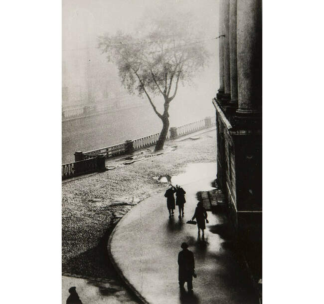 Утро на Екатерининском канале (старое название канала Грибоедова), 1958