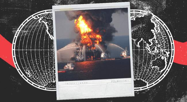 Разлив нефти на платформе Deepwater Horizon