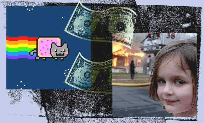 Мемы Nyan Cat и Disaster Girl создали прецедент по продаже цифрового искусства