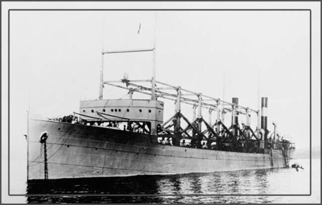 3. Военный корабль США «Циклоп» - 1918 год