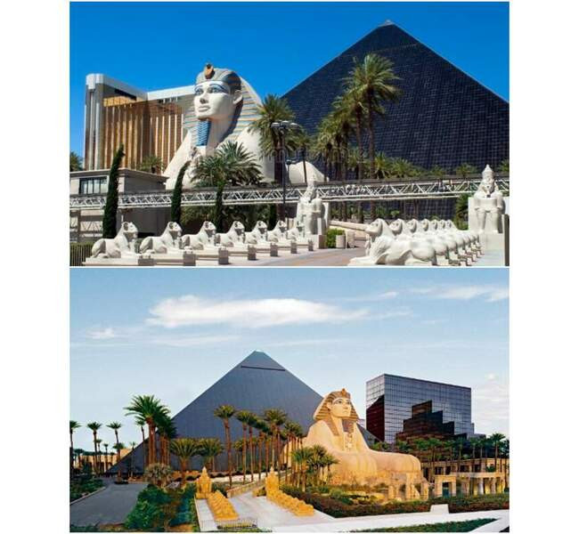 3. Гостиница и казино Luxor Las Vegas на Лас-Вегас-Стрип (штат Невада, США)