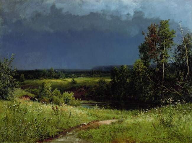Иван Иванович Шишкин, «Перед грозой»
