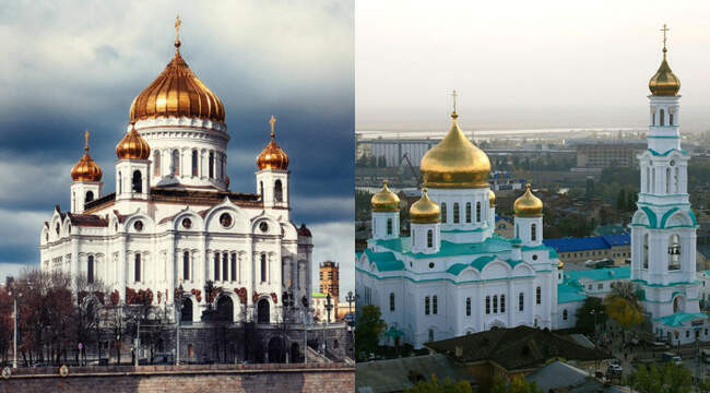 Мини-копия московского храма Христа Спасителя
