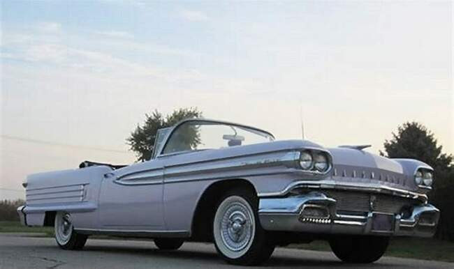 2. 1958 Oldsmobile 98 Convertible