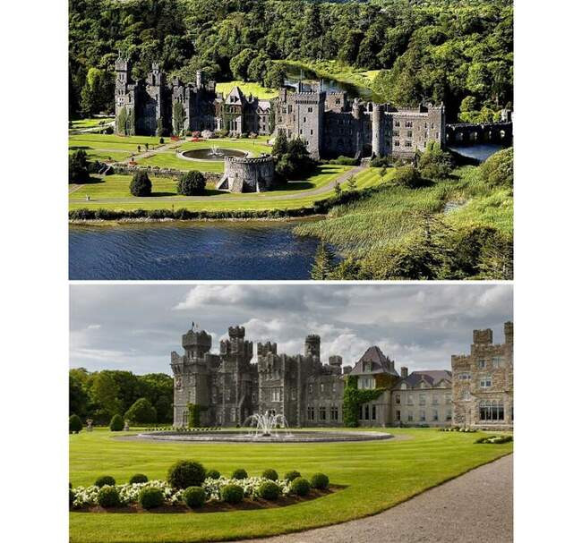 5. Средневековая резиденция Ashford Castle в графстве Мейо (Ирландия)
