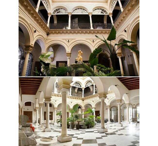 7. Отель Palacio de Villapanes во дворце испанских маркизов Вильяпанес (Севилья, Испания)