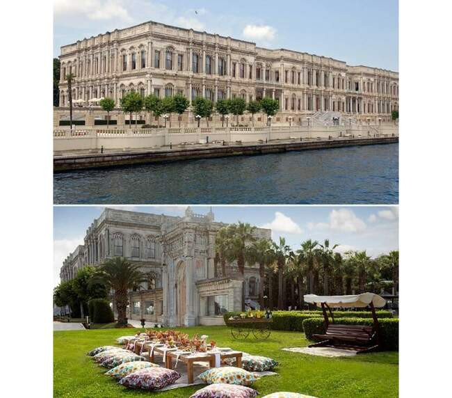 3. Отель Çırağan Palace Kempinski во дворце султанов Османской империи в Стамбуле (Турция)