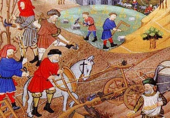 1. Крестьяне были однородным классом средневекового населения, которые были примерно равны между собой
