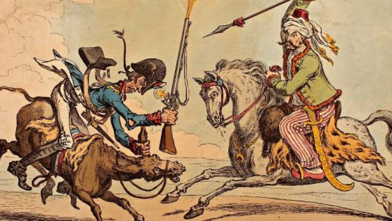 Военные карикатуры с историей