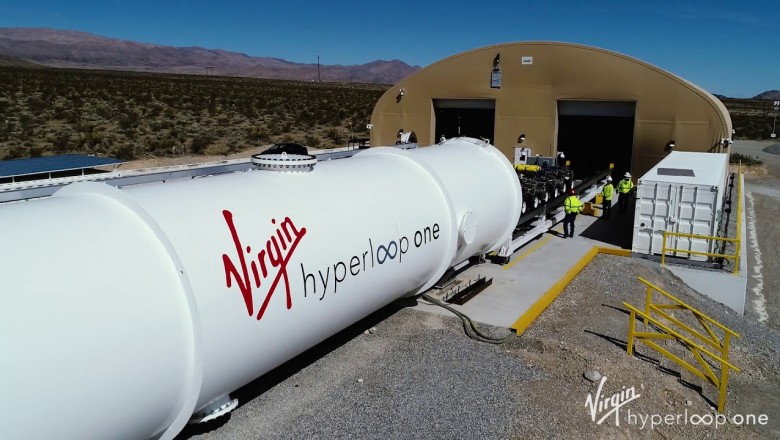 Состоялся пробный заезд вакуумного поезда "Hyperloop"