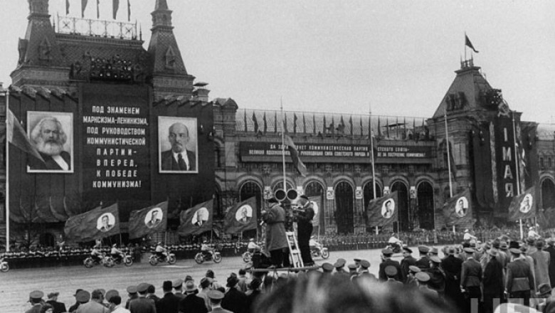 Московские майские праздники 1958 года на исторических снимках