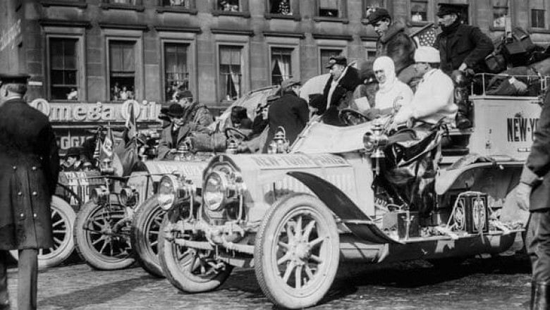 Как проходила самая грандиозная автогонка XX века в 20 тысяч километров на телегах с мотором
