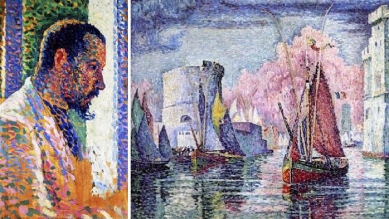 Картины, которые можно увидеть только с определенного расстояния, от неоимпрессиониста Поля Синьяка