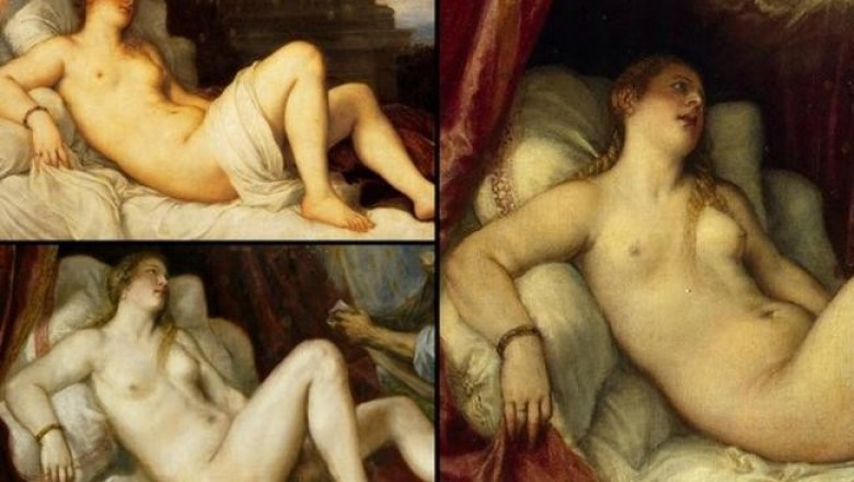 «Даная» итальянского живописца Вечеллио Тициана: как неуместные фантазии католического кардинала Алессандро Фарнезе стали откровенным произведением искусства