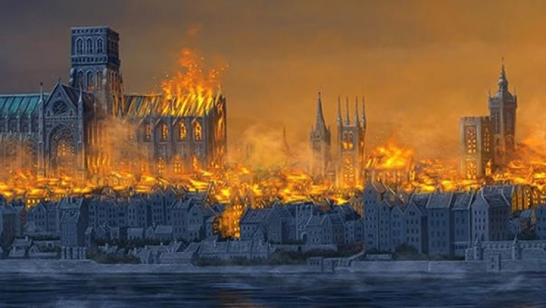 Великий лондонский пожар: как возгорание в одной маленькой пекарне в 1666 году практически уничтожило британскую столицу