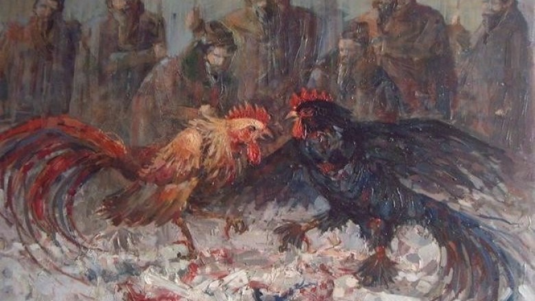 Петушиные бои в царской России: о кровавом увлечение русской элиты и простолюдинов, на котором наживались и разорялись