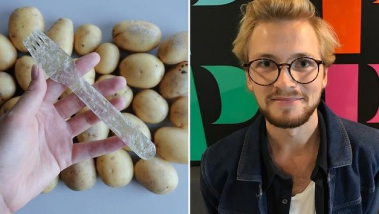 Студент Лундского университета Понтус Тернквист создал из картофеля «пластик»