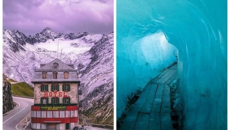 В швейцарских Альпах закрывают старинный отель «Belvedere» из-за тающего ледника