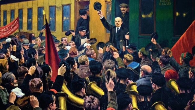 Пломбированный вагон большевиков